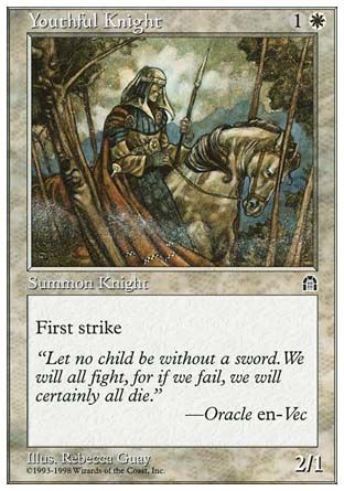 Youthful Knight (Anthologies) Trading Card