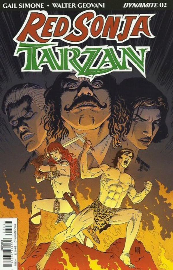 Red Sonja/Tarzan #2 (Cover B Geovani)