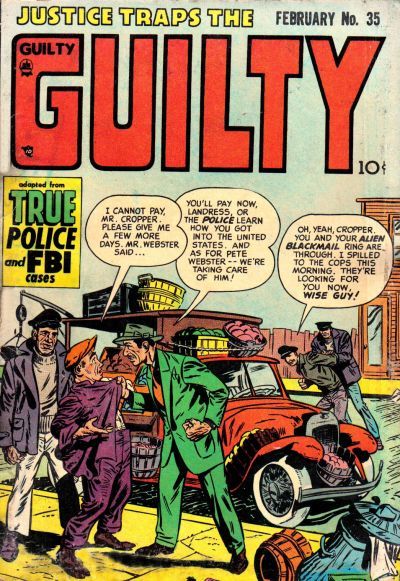 Justice Traps the Guilty #35 Comic