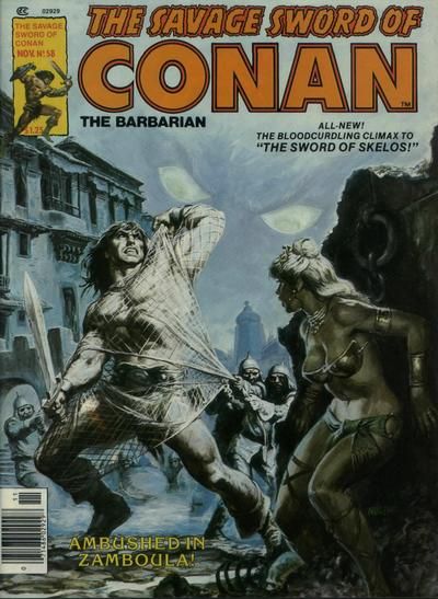 The Savage Sword of Conan #58 Comic