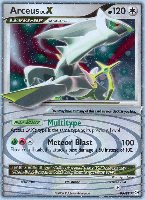 Arceus LV.X (95/99) - Arceus Pokémon Card