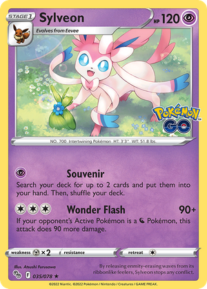 Sylveon (35/78) - Pokémon GO (Reverse Holo)