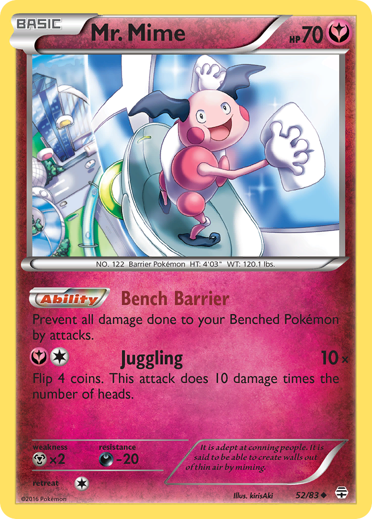 Mr. Mime (52/83) - Generations Pokémon Card