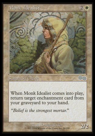 Monk Idealist (Urza's Saga) Trading Card