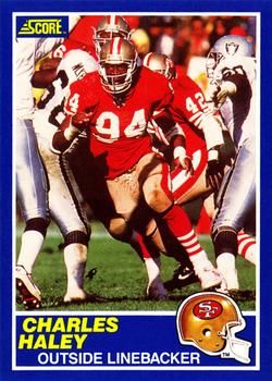Charles Haley 1989 Score #21 Sports Card
