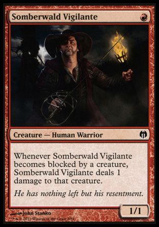 Somberwald Vigilante (Heroes vs. Monsters) Trading Card