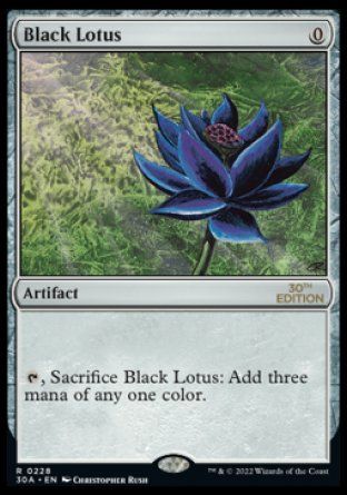 Black Lotus (Magic 30th Anniversary Edition) Trading Card