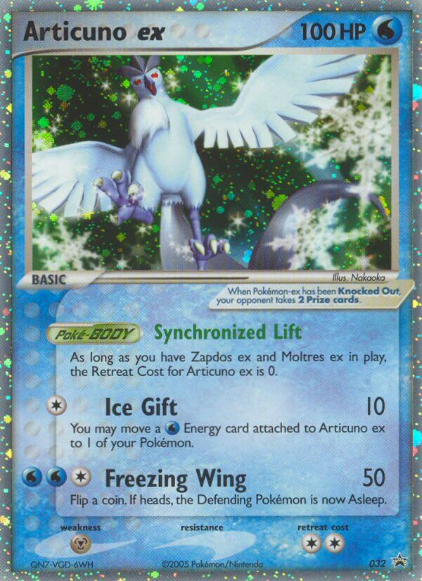 Articuno ex EX (32/40) - Nintendo Black Star Promos Pokémon Card