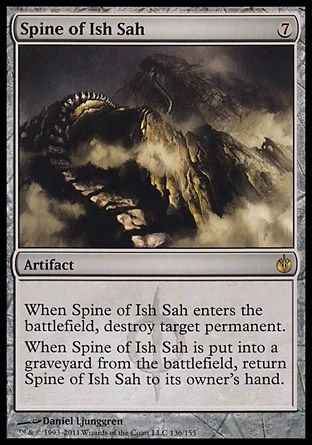 Spine of Ish Sah (Mirrodin Besieged) Trading Card