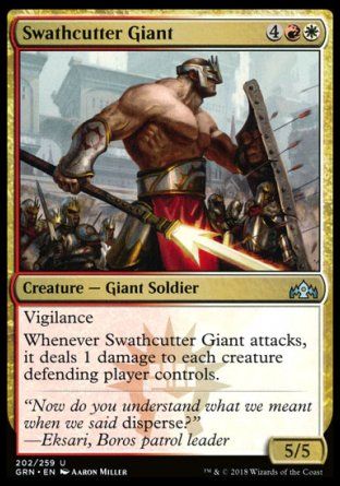 Swathcutter Giant (Guilds of Ravnica) Trading Card