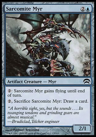 Sarcomite Myr (Planechase decks) Trading Card