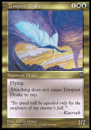 Tempest Drake (Visions) Trading Card