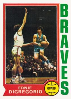 Ernie DiGregorio 1974 Topps #135 Sports Card