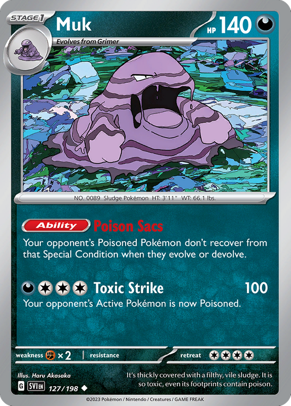 Muk (127/198) - Scarlet & Violet