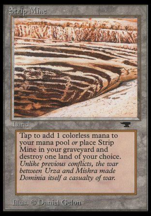 Strip Mine (No Sky) (Antiquities) Trading Card