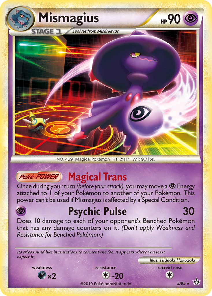 Mismagius (5/95) - HS—Unleashed Pokémon Card