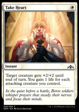 Take Heart (Guilds of Ravnica) Trading Card