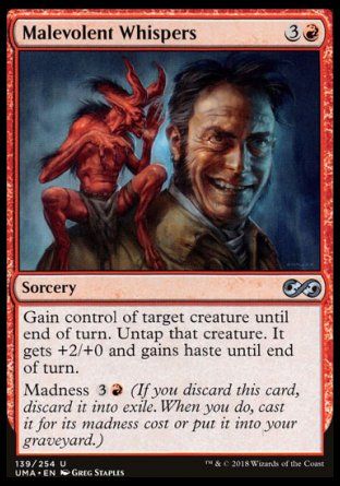 Malevolent Whispers (Ultimate Masters) Trading Card