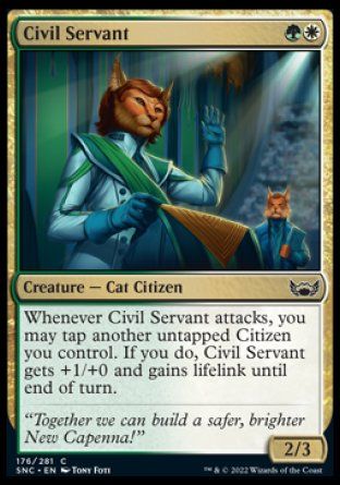 Civil Servant (Streets of New Capenna) Trading Card