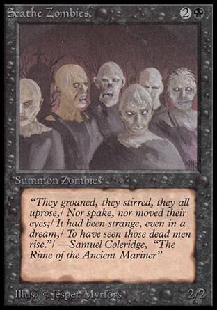 Scathe Zombies (Beta) Trading Card