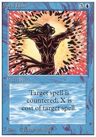 Spell Blast (Unlimited) Trading Card