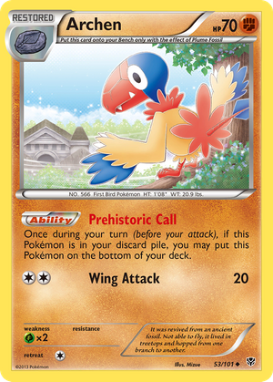 Archen (53/101) - Plasma Blast (Reverse Holo)