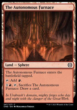 The Autonomous Furnace (Phyrexia: All Will Be One) Trading Card