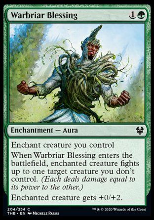 Warbriar Blessing (Theros Beyond Death) Trading Card