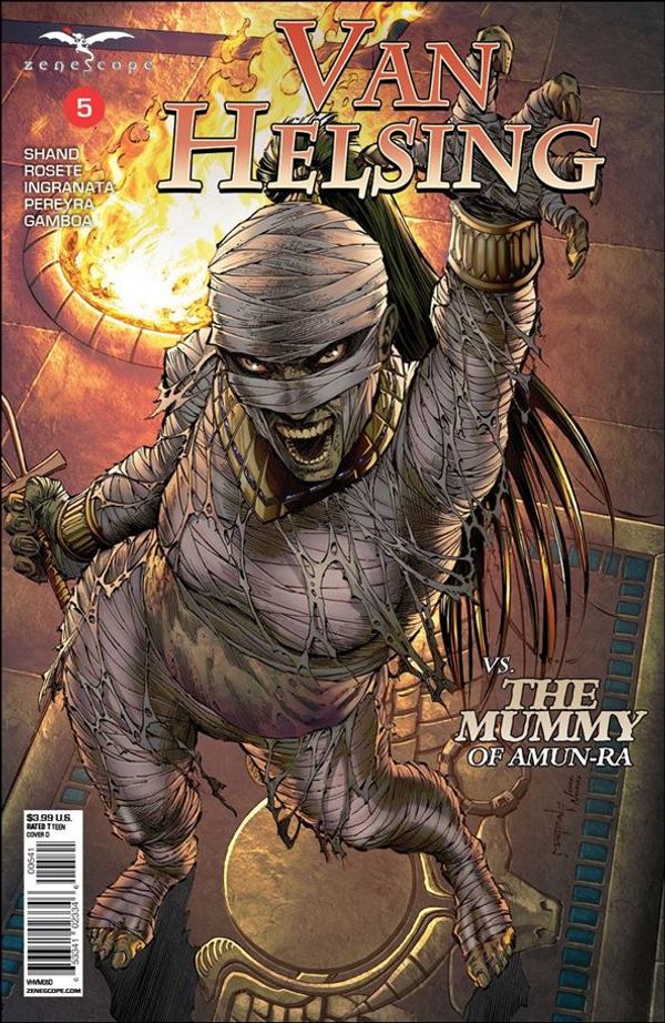 Grimm Fairy Tales Presents: Van Helsing Vs. the Mummy of Amun-Ra #5 (Cover D Metcalf)