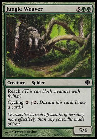 Jungle Weaver (Shards of Alara) Trading Card