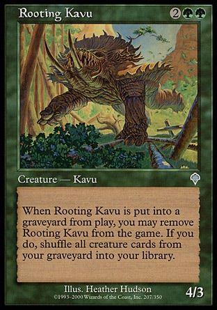 Rooting Kavu (Invasion) Trading Card