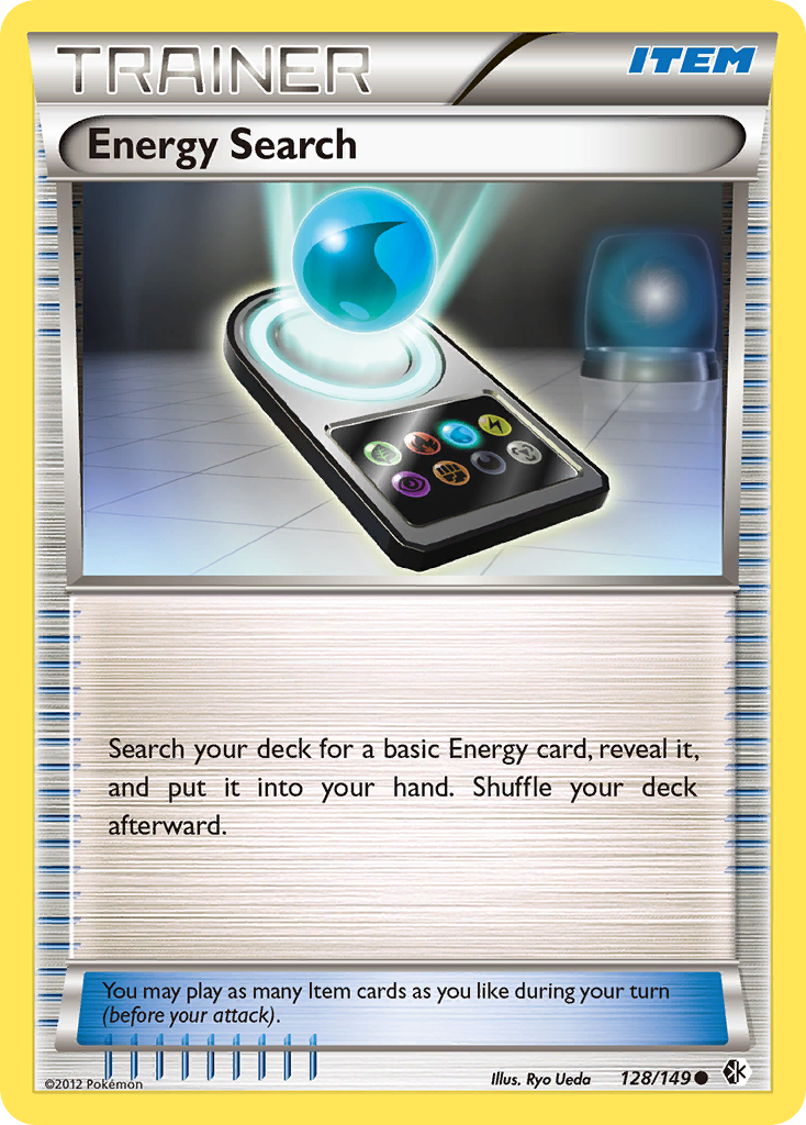 Energy Search (Trainer: Item) (128/149) - Boundaries Crossed Pokémon Card