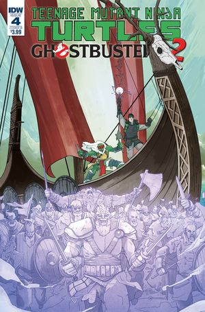 Teenage Mutant Ninja Turtles/Ghostbusters II #4 (Cover B Torres)