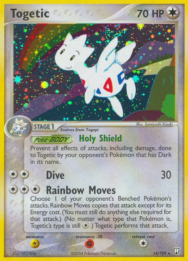 Togetic (14/109) - Team Rocket Returns Pokémon Card