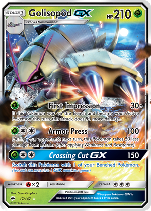 Golisopod GX (17/147) - Burning Shadows