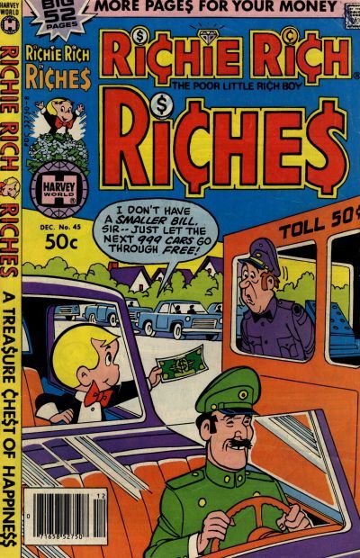 Richie Rich Riches #45 Comic