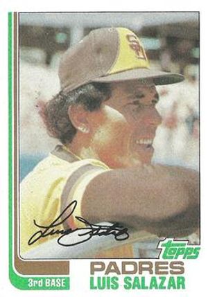 Luis Salazar 1982 Topps #662