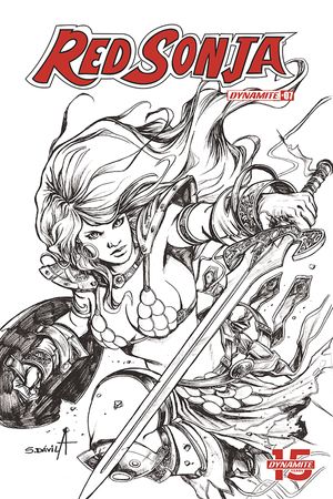 Red Sonja: Birth of the She Devil #3 (20 Copy Davila B&w Cover)