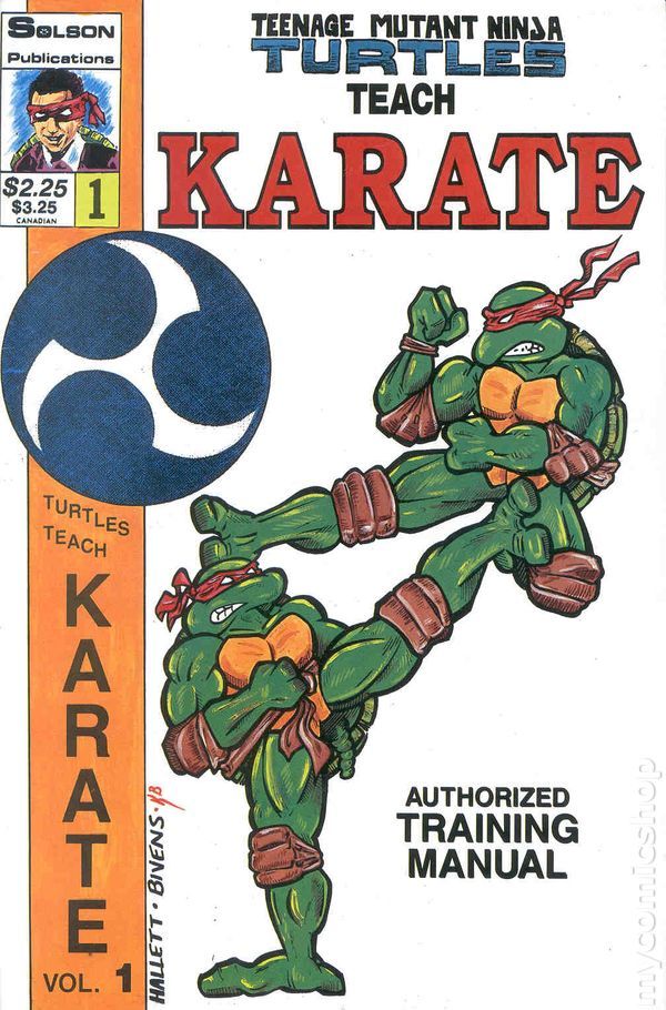 Teenage Mutant Ninja Turtles Teach Karate #1 Comic