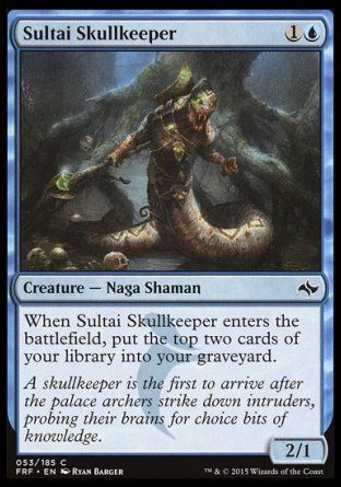 Sultai Skullkeeper (Fate Reforged) Trading Card