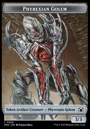 Phyrexian Golem (March of the Machine Commander Decks)