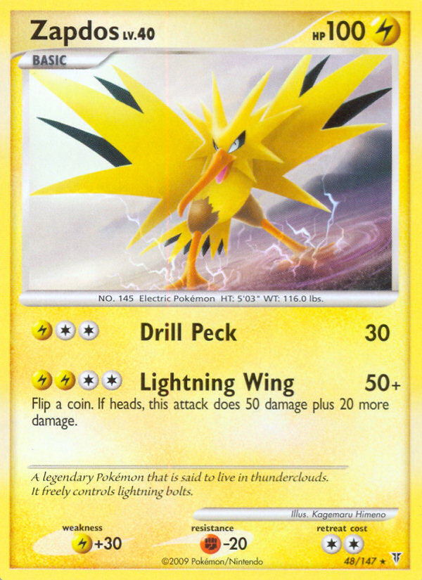 Zapdos (48/147) - Supreme Victors Pokémon Card