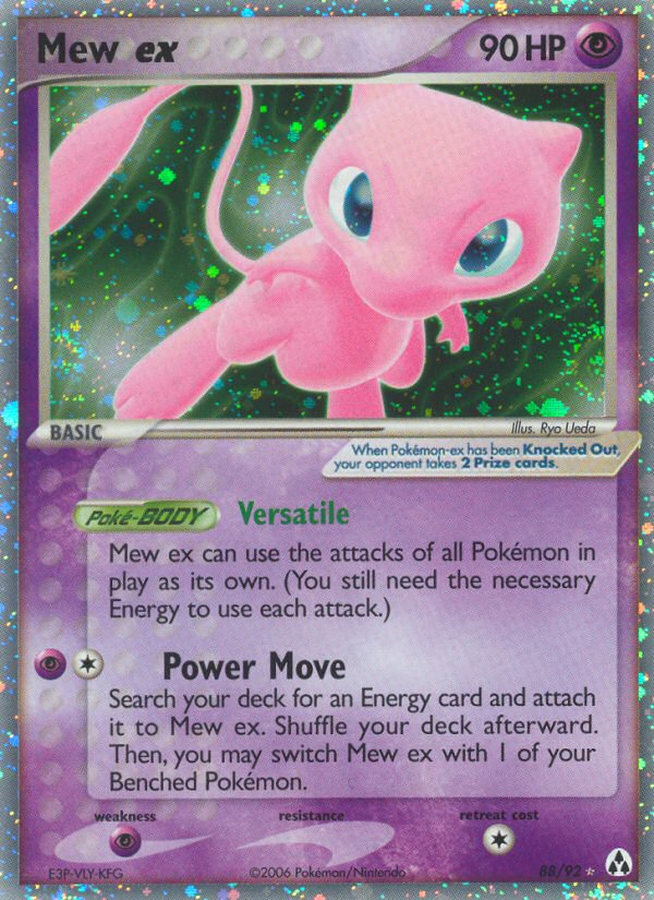 Mew ex (88/92) - Legend Maker Pokémon Card