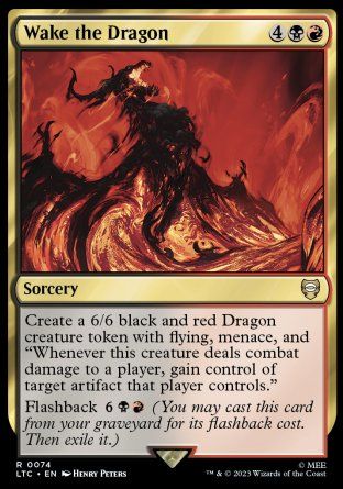 Wake the Dragon (The Lord of the Rings Commander Decks) Trading Card