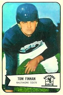 Tom Finnin 1954 Bowman #97a Sports Card