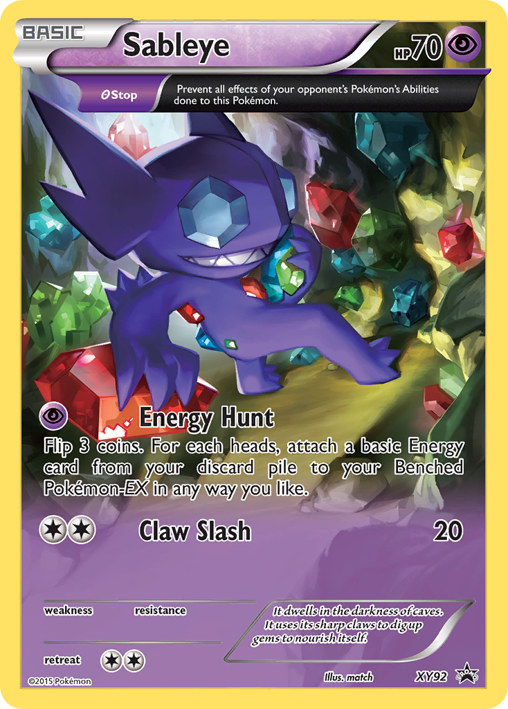 Sableye (XY92) - XY Black Star Promos Pokémon Card