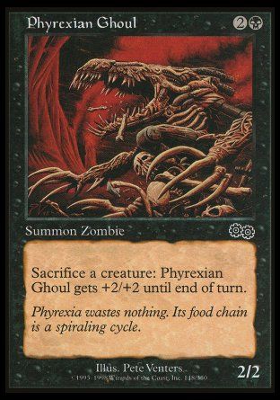 Phyrexian Ghoul (Urza's Saga) Trading Card