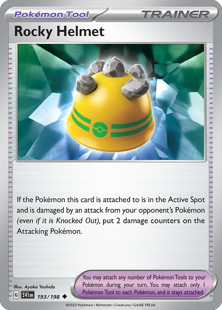 Rocky Helmet (193/198) - Scarlet & Violet Pokémon Card