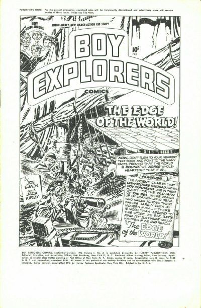 Boy Explorers Comics #2 Comic
