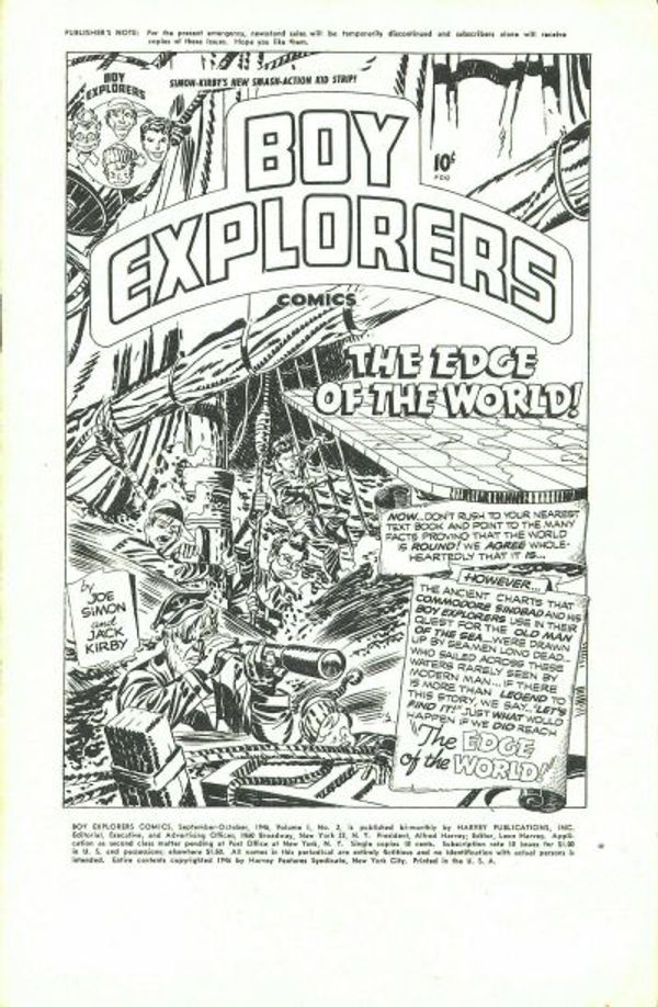 Boy Explorers Comics #2